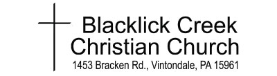 Blacklick Creek Christian Church Homepage
